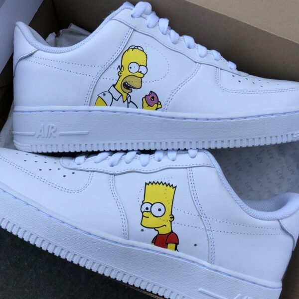 Custom AIR FORCE 1  - Simpsons