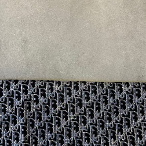 Christian D glitter fabric