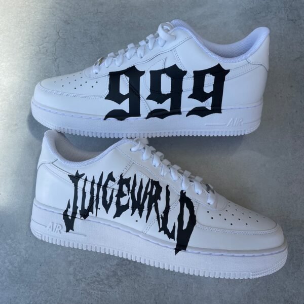 Custom AIR FORCE 1  - Juice WRLD (black)