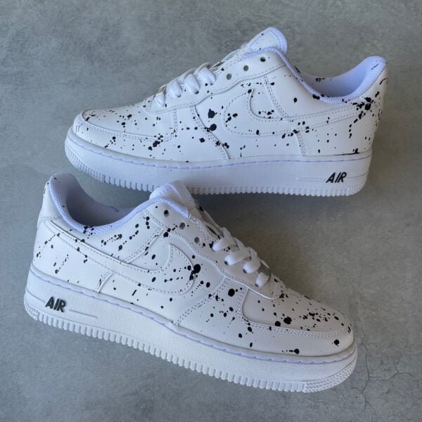 Custom AIR FORCE 1  - Splash (black)