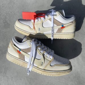 Custom JORDAN 1  - OFF WHITE (vintage)