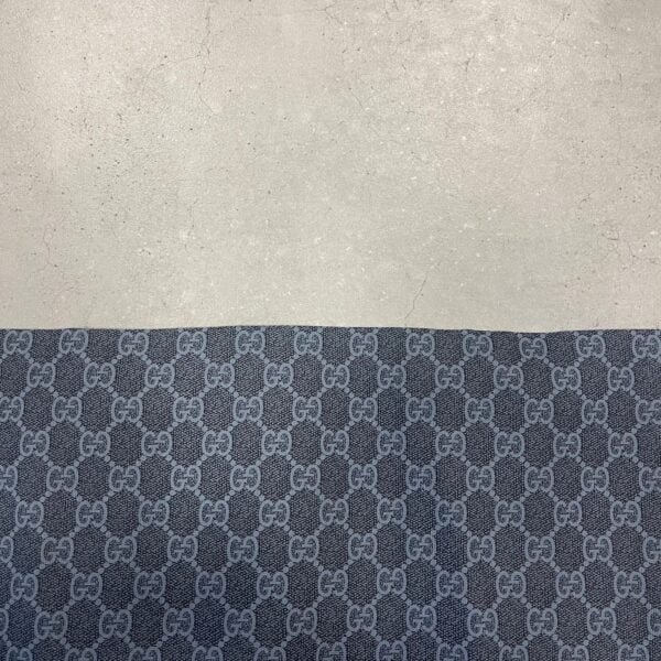 Dark blue Double G leather