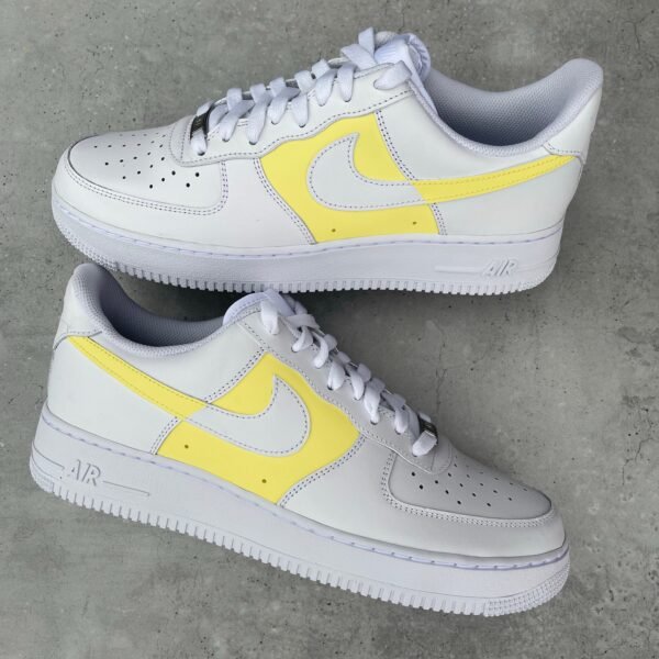 Custom AIR FORCE 1 - Two tone (yellow)