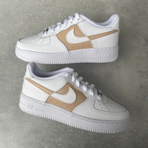 Custom AIR FORCE 1 - Two tone (beige)