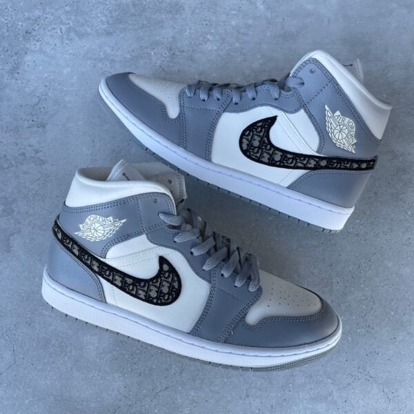 Custom JORDAN 1 grey - Christian D inspired