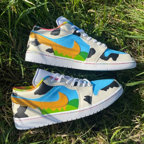 Custom JORDAN 1 low - Ben & Jerry inspired