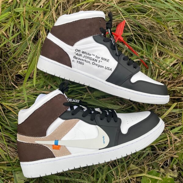 Custom JORDAN 1 - OFF-WHITE x MOCHA