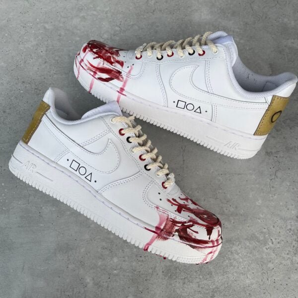 Custom AIR FORCE 1 - Squid Games (EU 40