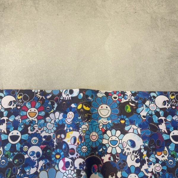 Murakami blue leather