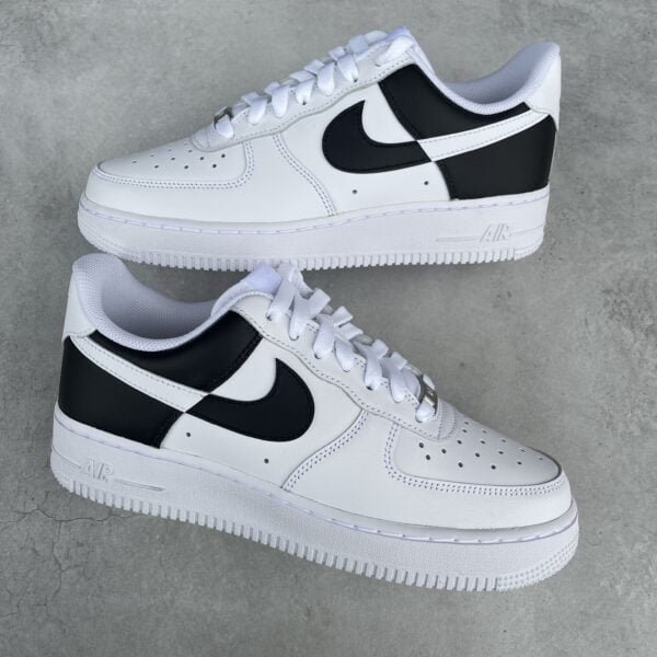 Custom AIR FORCE 1 - Two tone reverse (black)