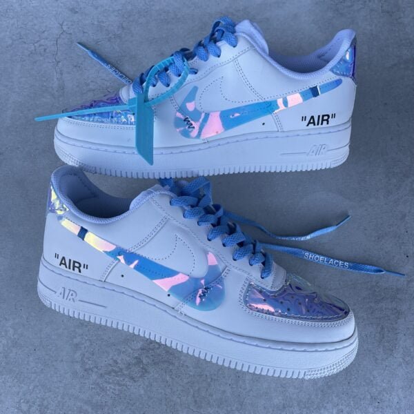 Custom AIR FORCE 1 - OFF white (Prism)