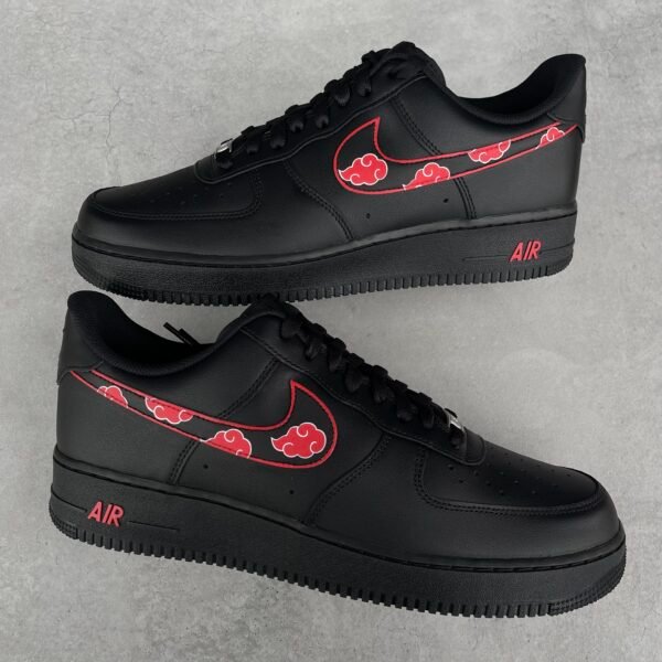Custom AIR FORCE 1 black - Akatsuki