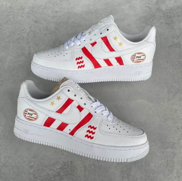 Custom AIR FORCE 1 - Eindhoven (wit)