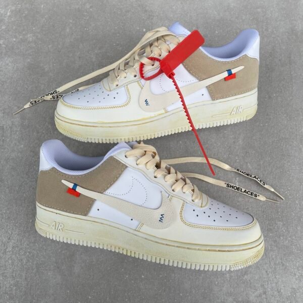 Custom AIR FORCE 1 - OFF WHITE vintage