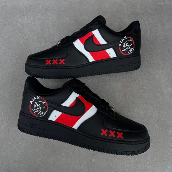 Custom AIR FORCE 1 black - Ajax Amsterdam
