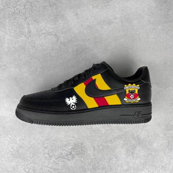 Custom AIR FORCE 1 black - Go Ahead Eagles